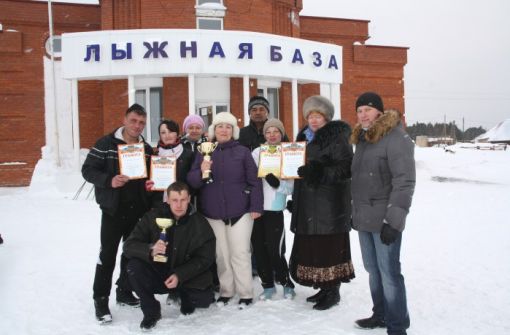 Первые зимние спортивные игры между сельскими поселениями Парабельского района. 2013 год. Март