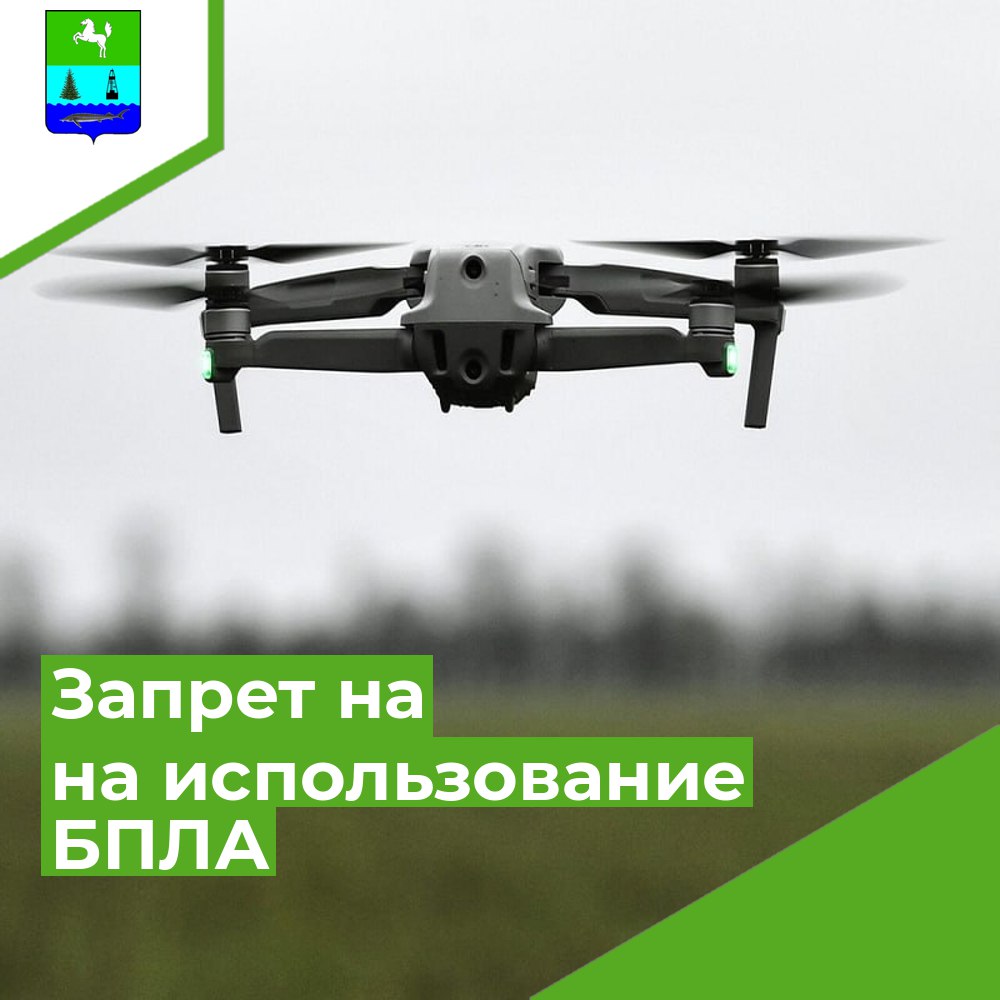 На территории Парабельского района вводится запрет на использование беспилотных летательных аппаратов