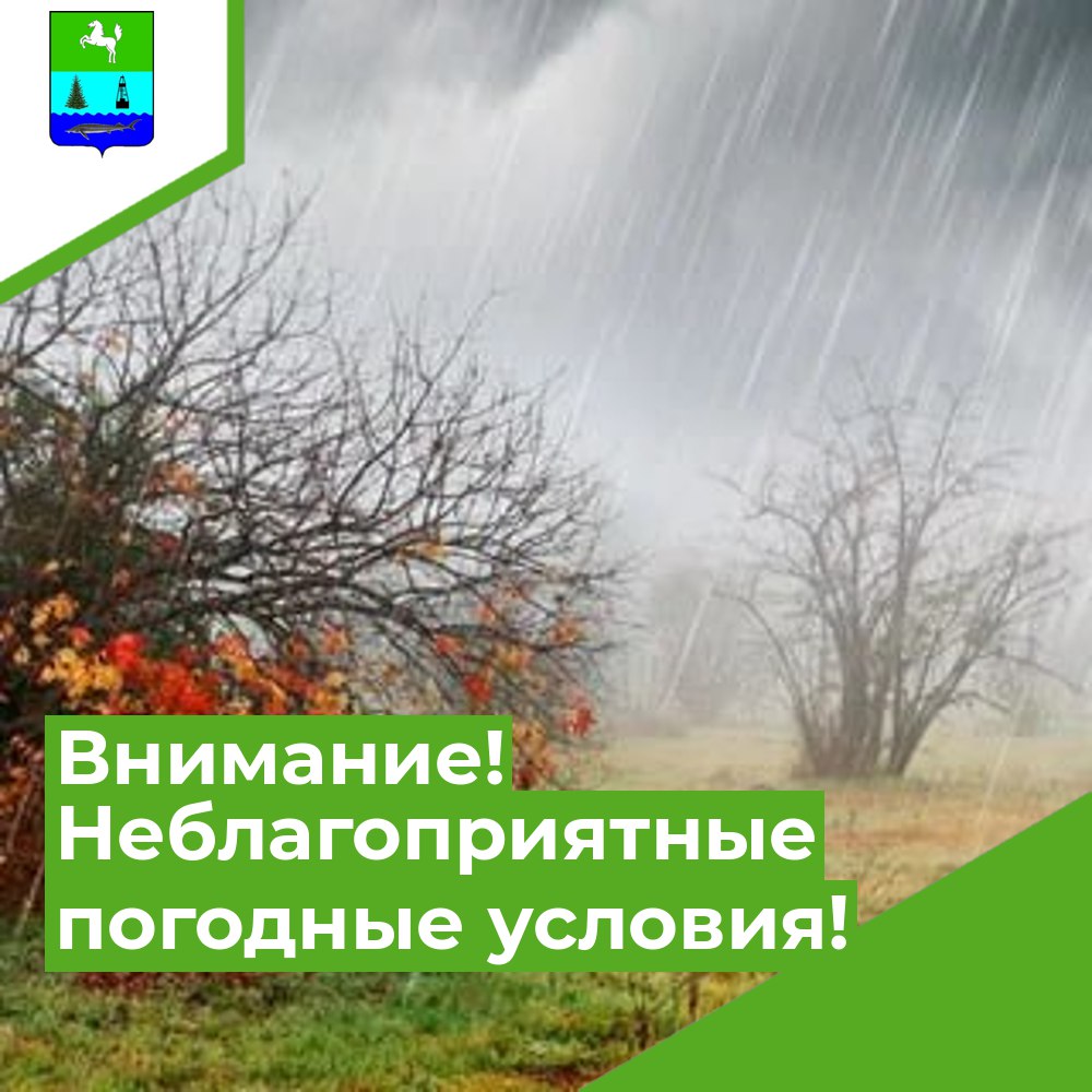 Внимание! Неблагоприятные погодные условия!